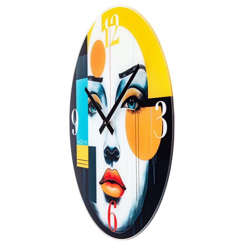 Glass Wall Clock