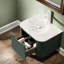 Meuble-lavabo moderne (avec meuble-lavabo et lavabo) avec rangement