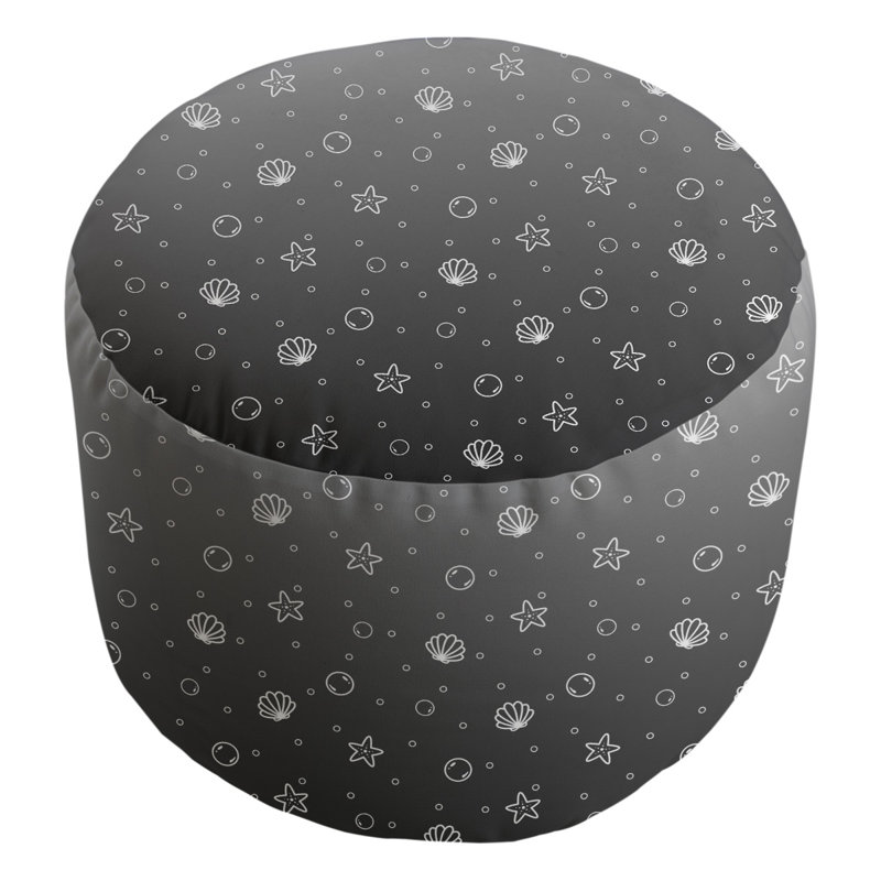 repose-pieds coquillage Avicia, Anthracite