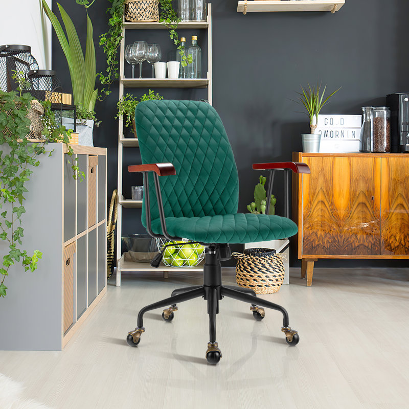17 Stories Milaina Velvet, Green