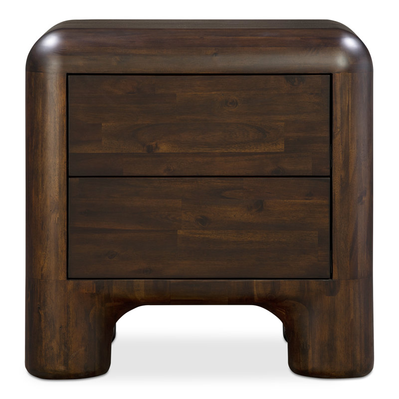 Table de chevet 2 tiroirs Eldora