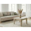Square White-Washed Mango Wood Coffee Table