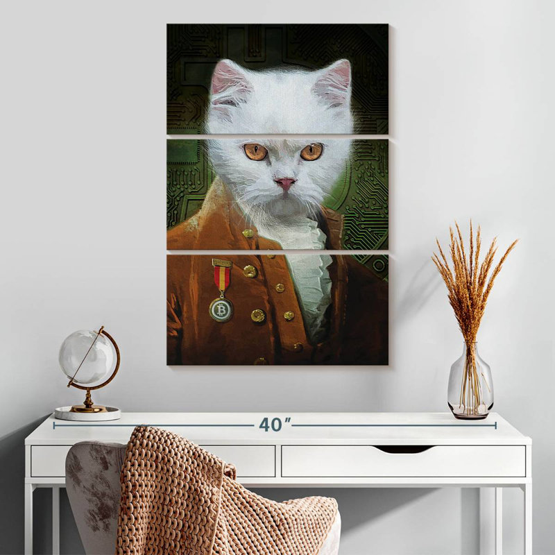 Ketti Cat In Clothes, 32" H x 20" W