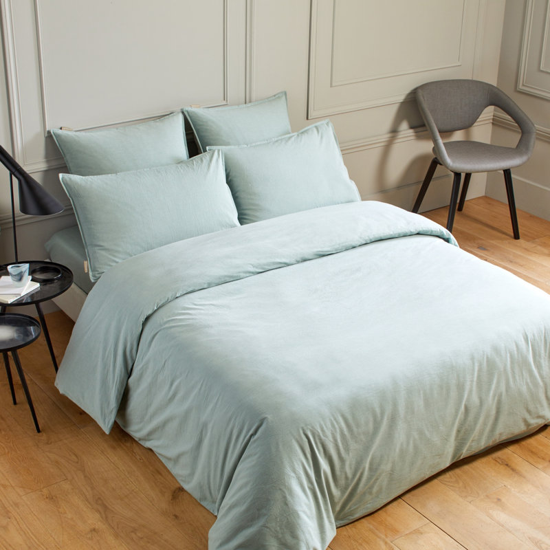 Hedge Solid Colour Duvet Cover, Green