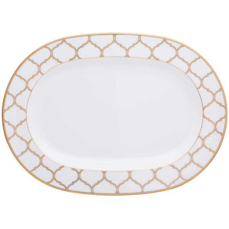 Noritake Eternal Palace Oval Platter, 14", Gold