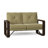 Vale 60.5'' Wide Aluminum Loveseat with Cushions-41306536-41308121