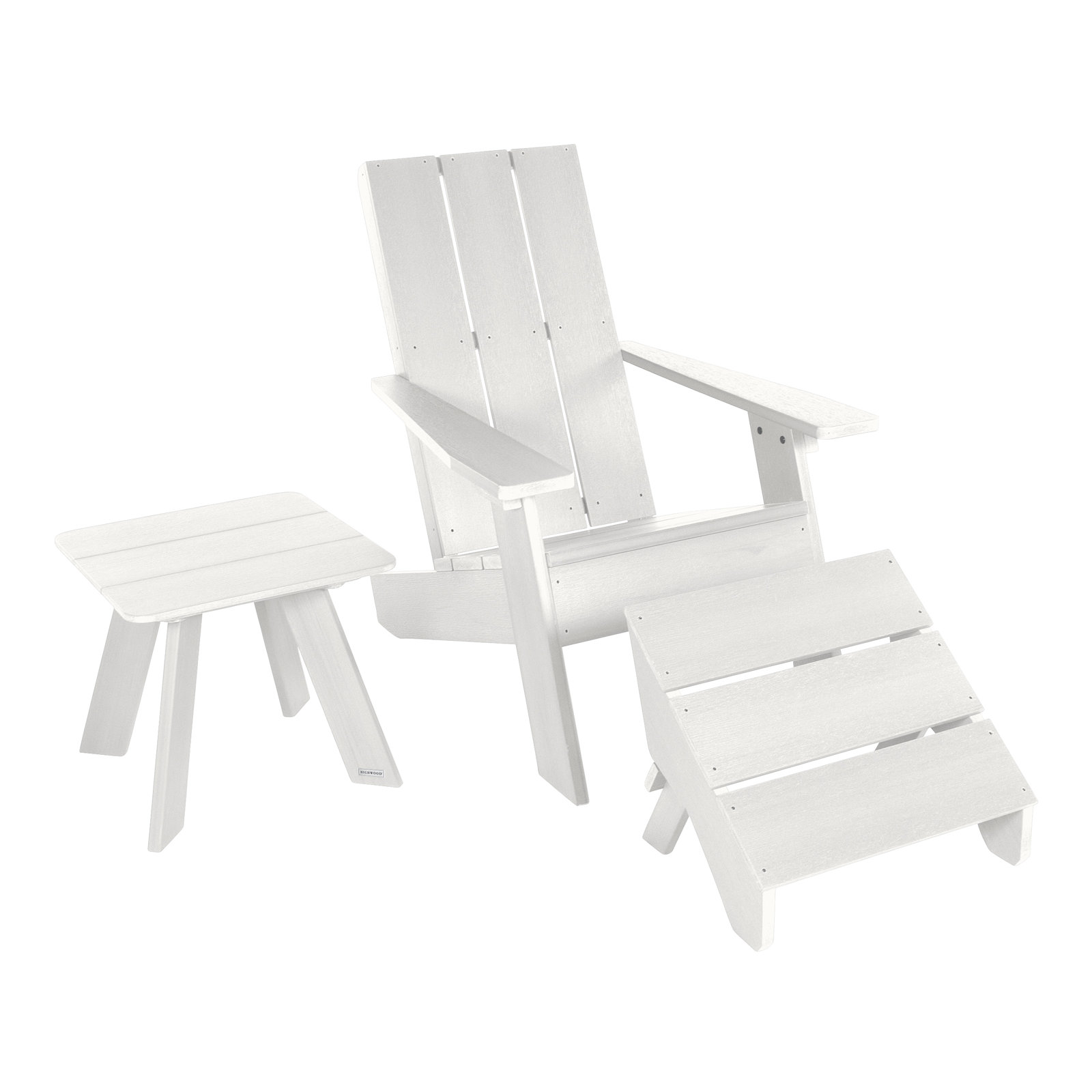 Byrnes Adirondack Chair, White