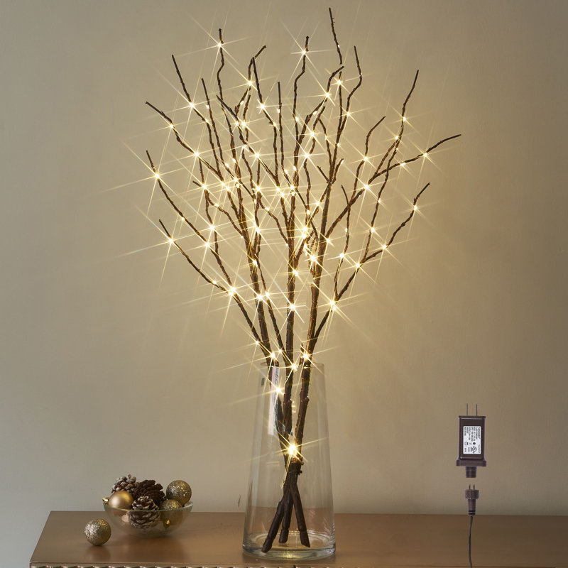 Lighted Brown Branch 150l