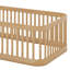 Structure de lit en bois avec clôture-1927759136