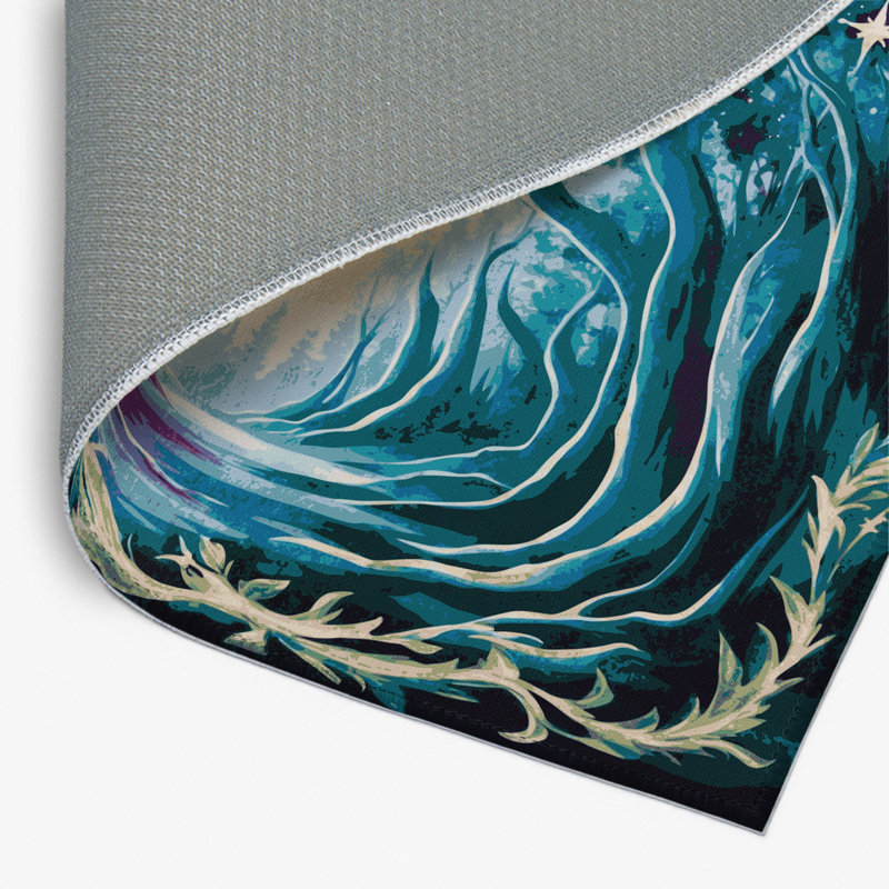 Tapis intérieur / extérieur Moonlit Forest, Rectangle 5 pi x 7 pi