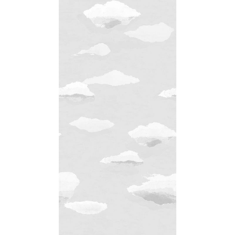 Rouleau de papier peint Paule Marrot Les Nuage, Gris