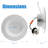 7.3'' 15 Watt Dimmable Air-Tight IC Rated LED Retrofit Recessed Lighting Kit