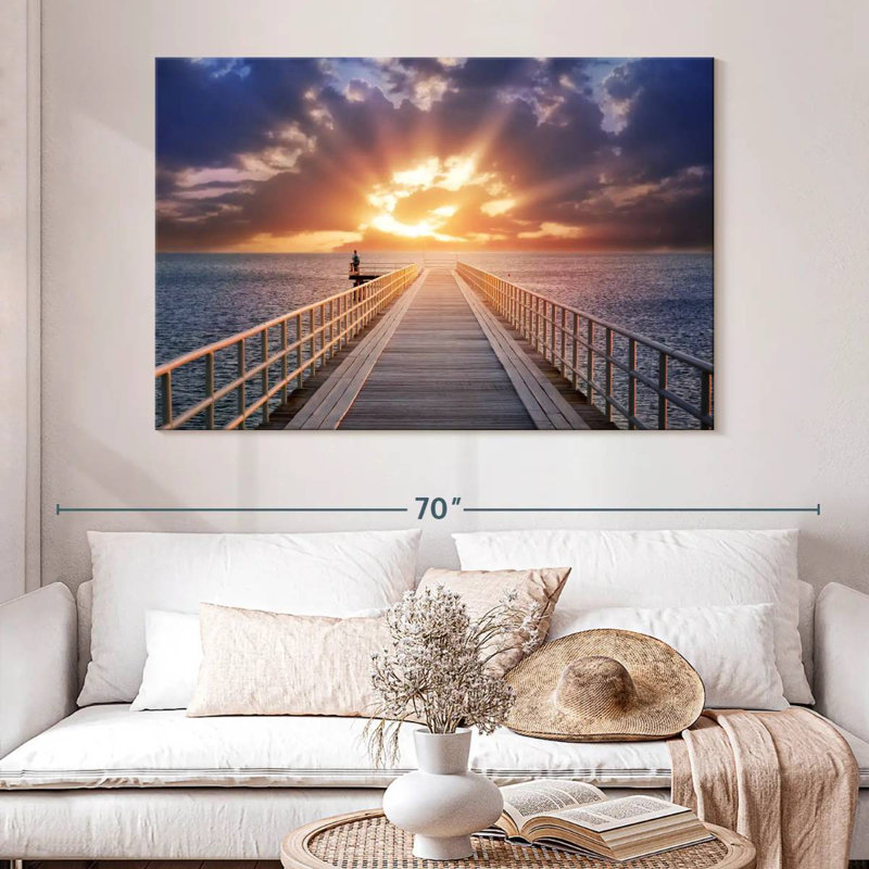 Aletra Dock At Twilight, 34" H x 51" W