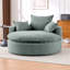 Fauteuil d'appoint pivotant à 360 °, fauteuil demi-tonneau en velours côtelé, fauteuil confortable sans os de 57 pouces-2144785772