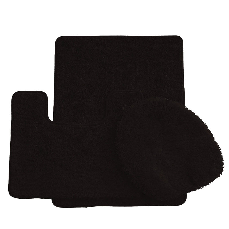 Ensemble de tapis de bain Mckeel, Noir