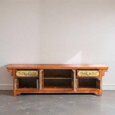 Retro And Simple Painted TV Cabinet