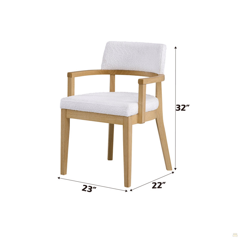Ensemble de 2 chaises d'appoint Kasem Gorge Gabric & Oak