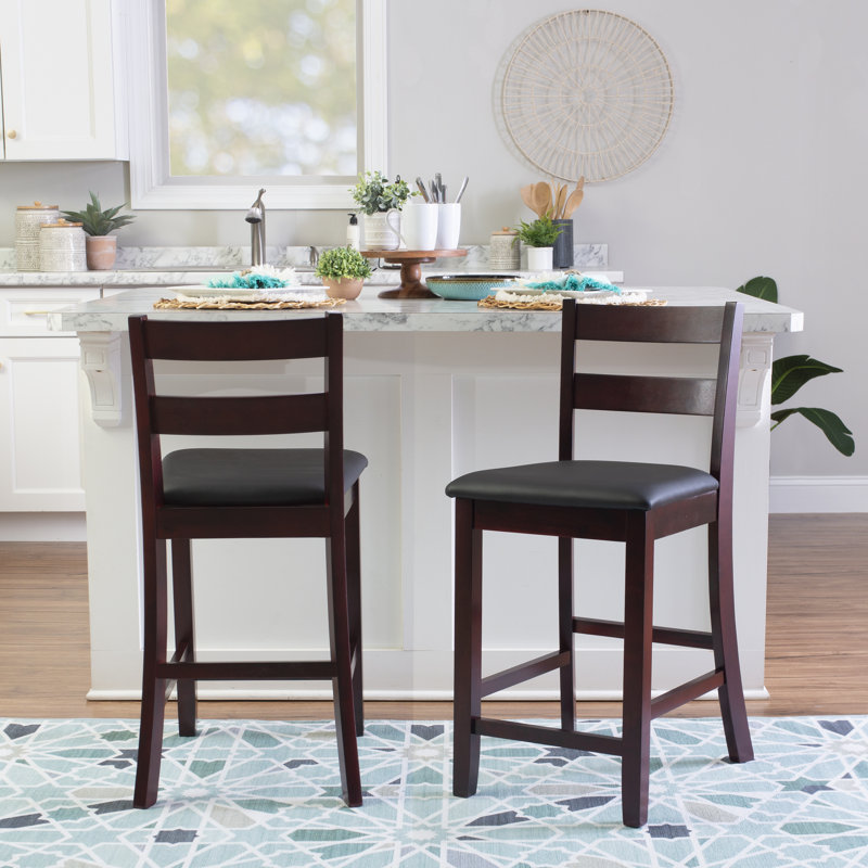 Clarke Upholstered Counter Stool, Counter Stool (24" Seat Height)