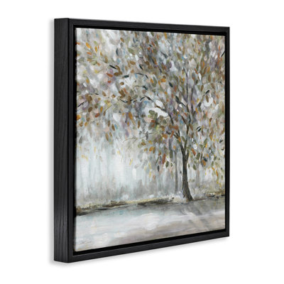 Peinture d'arbre de forêt