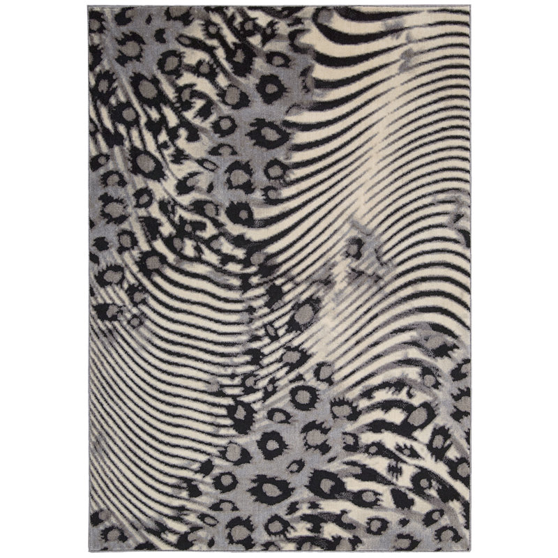 Alely Animal Print Indoor Rug, Rectangle 7'9" x 10'10"
