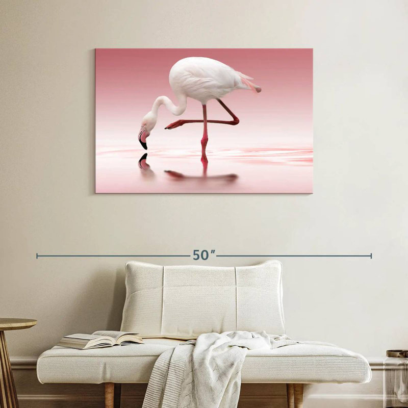 Brampt Bent Flamingo, 26" H x 39" W