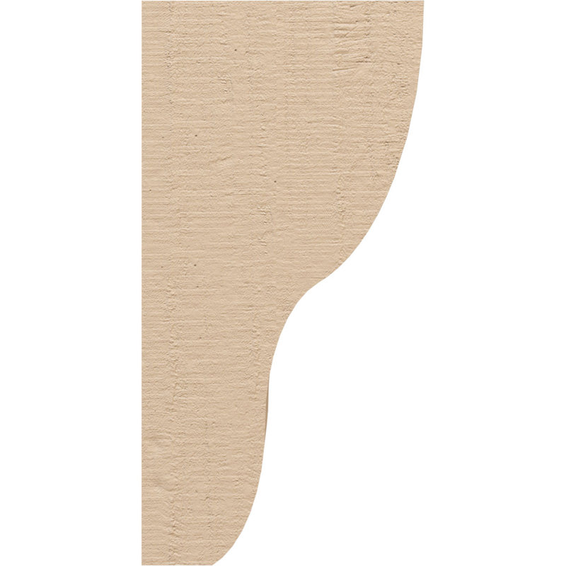Bois de cèdre brut Greensboro TimberThane Corbel, apprêté brun clair, H 8 po x l 4 po x P 4 po