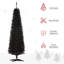 Arbre de Noël artificiel 6 pi HOMcom