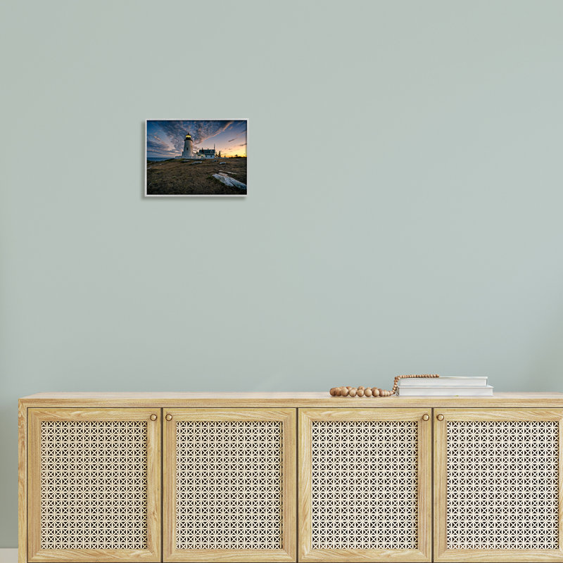 Art maritime de giclée de paysage de phare maritime par Rick Berk, H 11 po x l 14 po x P 1,5 po, Estampe numérique Farmhouse