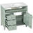 36" Freestanding Bathroom Storage With Sink, Modern MDF-Rubberwood Cabinet, Sink Is Included.-837618851