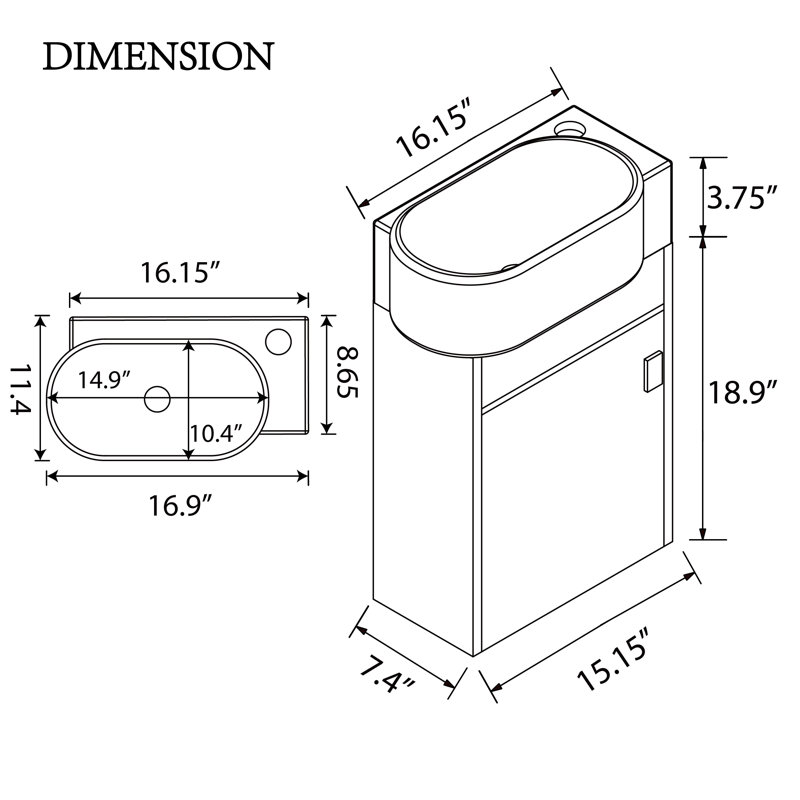 Rangement pour salle de bain Arlisa