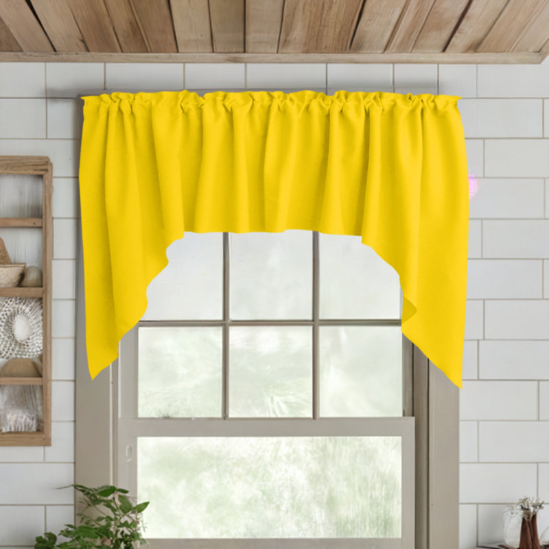 Cantonnière 72 po, Jaune citron