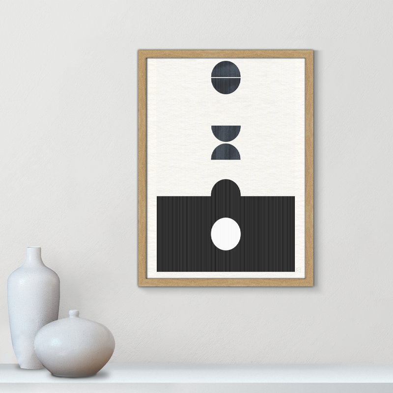 «Eclipse I» par Susan Jill - impression encadrée, H 23 po x l 17 po x P 0,75 po, Encadré naturel