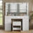 11-Drawer Vanity Set with LED Lights-1388742961