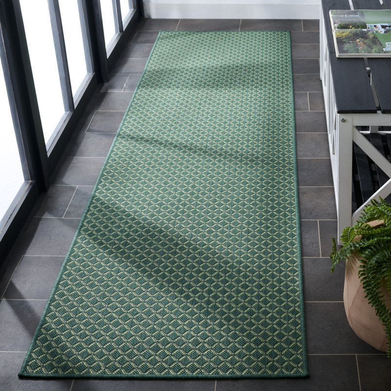 Terrace 804 Geometric Indoor/Outdoor Rug, Runner 2'3" x 8'