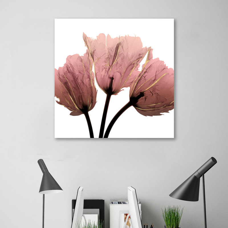 Alizarin Splendor 2 - Wrapped Canvas Print, 30 cm H x 30 cm W