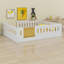 Lit plateforme en bois avec garde-corps-1193927557