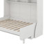 Lit escamotable double avec bureau