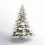 Green/White Fir Artificial Christmas Tree-32180905
