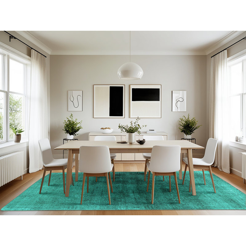 Enzie Performance Indoor Rug, Rectangle 7' x 10'