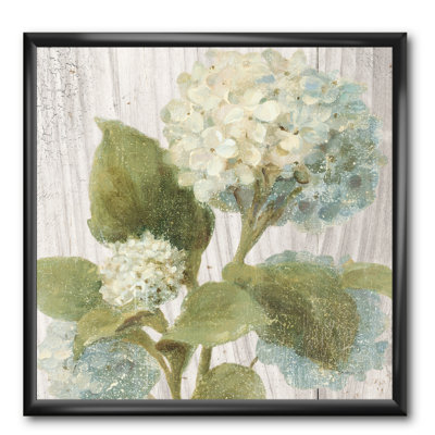 " Goauche Green Flower II "