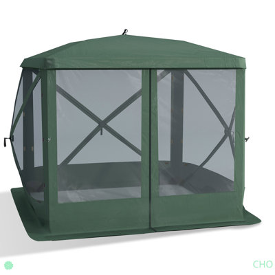 Tente de protection pour abri de jardin avec moustiquaire Outsunny Pop Up