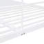 Lit superposé en fer blanc contemporain double au-dessus d'un grand lit - Sécuritaire pour une utilisation dans la chambre à coucher Stable et confortable pour une bonne nuit de sommeil-56491715-56491717
