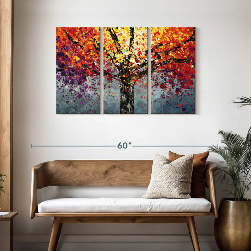 Arbre abstrait Harnek, H 28 po x l 45 po