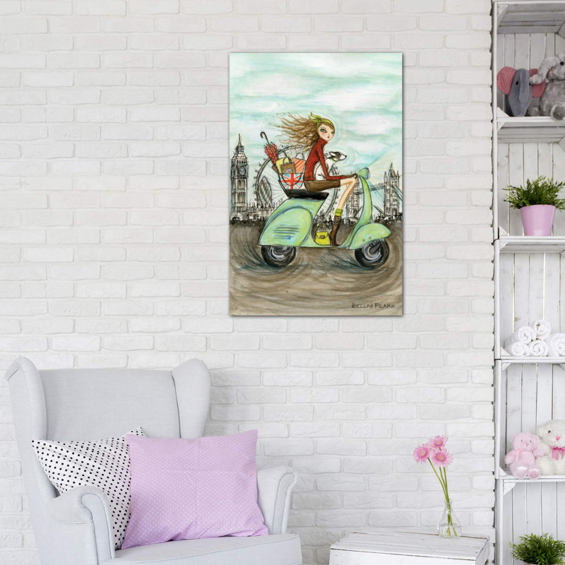 Art de londres, H 48 po x l 32 po x P 1,5 po, Toile tendue