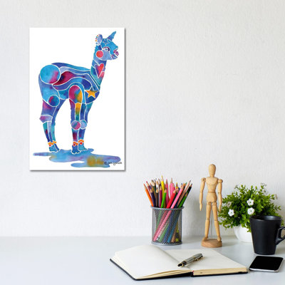 Alpaca Cria by Jo Lynch - Wrapped Canvas Gallery-Wrapped Canvas Giclée