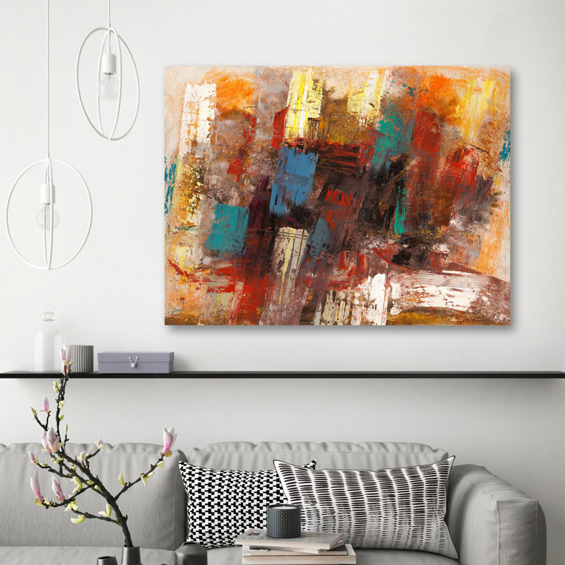 Abstract: Gemme by Lucas - Wrapped Canvas Art Prints, 60cm H x 80cm W x 4cm D