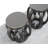 Asian Classic Solid Wood End Table Set