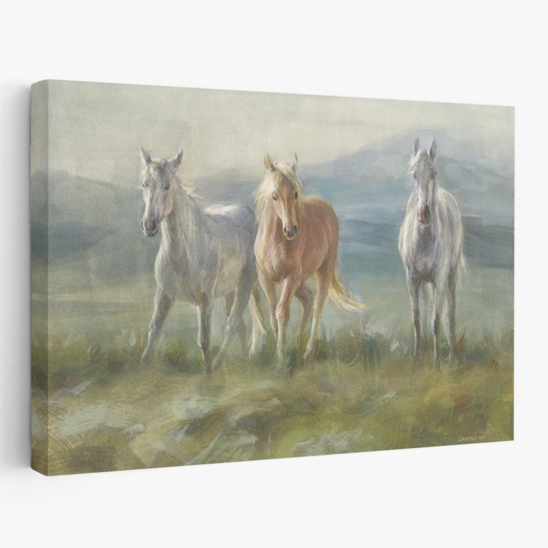 Art animalier et animal Rangeland Horses, H 32 po x l 48 po