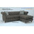 Friedegunde Transitional 90"L Reversible Sectional Sofa with 2 Pillows-660554523