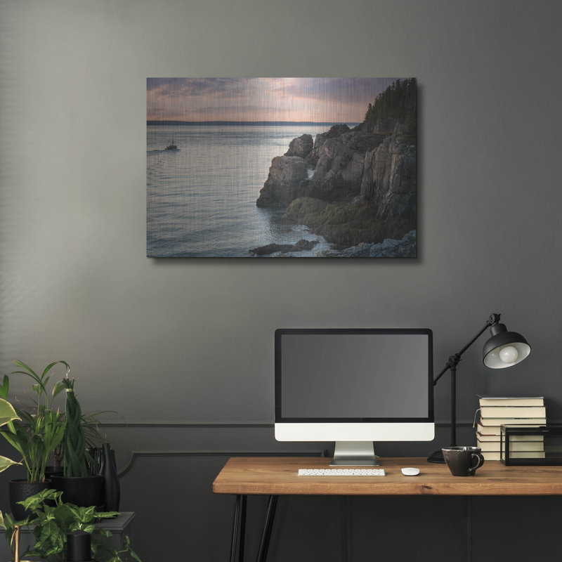 Mur en métal «Passing Through The Narrows» par Rick Berk, H 24 po x l 36 po